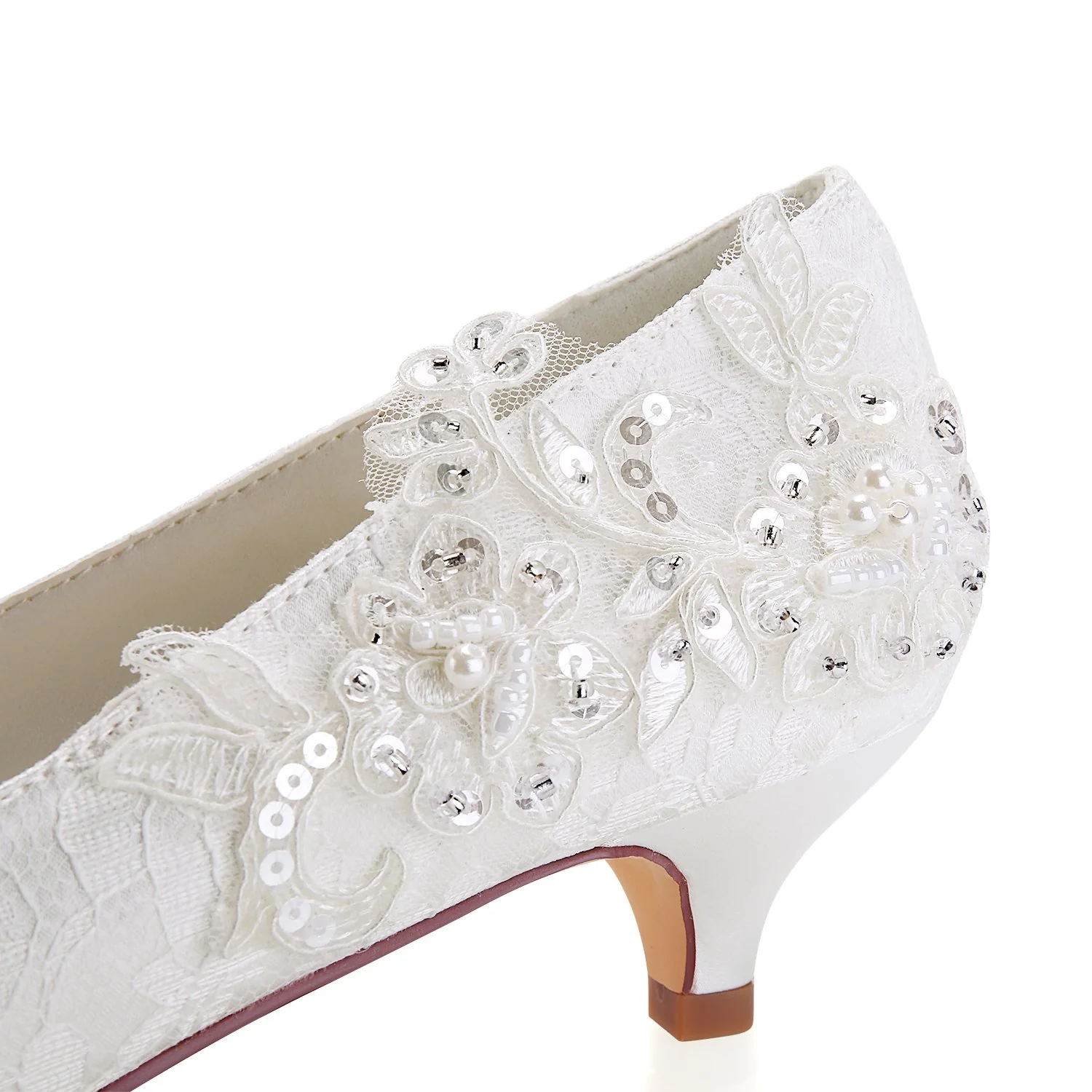 fashion ivory low heels rhinestone wedding shoes with lace appliques l 923 fashion ivory low heels rhinestone wedding shoes with lace appliques l 923