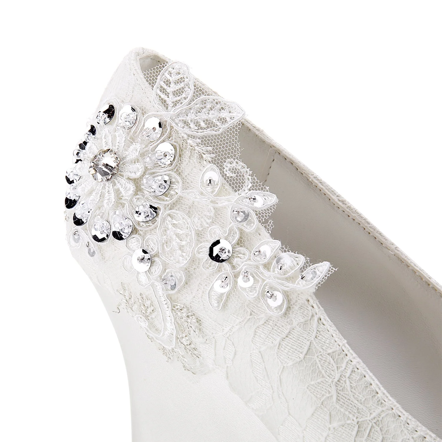 ivory wedge lace wedding shoes with beads, charming woman shoes l 932 ivory wedge lace wedding shoes with beads, charming woman shoes l 932