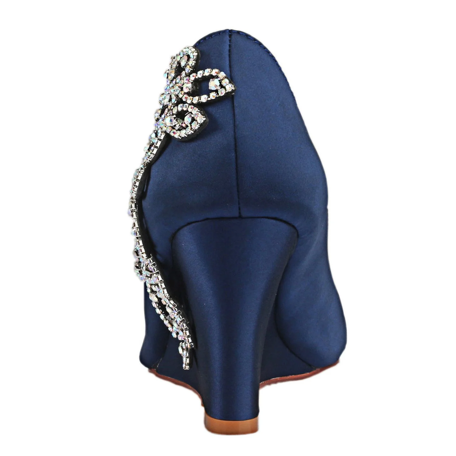 dark blue wedge wedding shoes with rhinestone,elegant wedding party shoes, l 933 dark blue wedge wedding shoes with rhinestone,elegant wedding party shoes, l 933